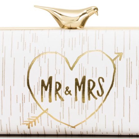 ❤️Kate Spade❤️ Wedding Belles Clutch 👰 - Picture 2 of 9
